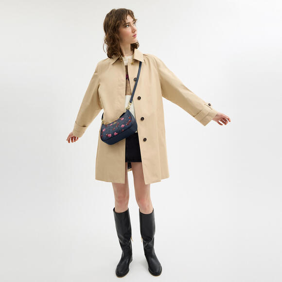 Coach Teri Shoulder Bag In Signature Canvas With Cherry Print NWT - Picture 3 of 16